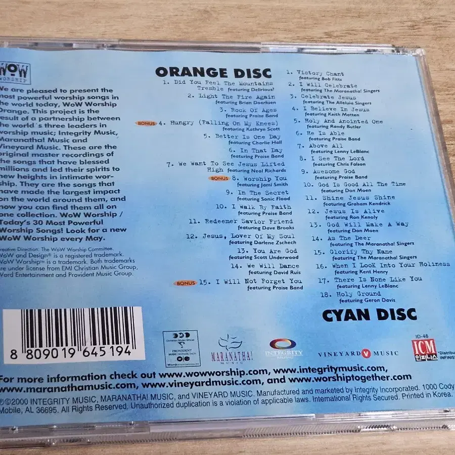 Wow Worship Orange (2CD)