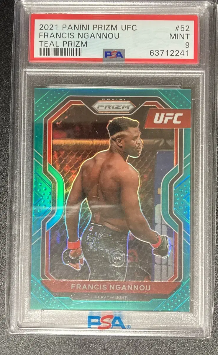 Ufc 은가누 틸 49한정 카드 psa9