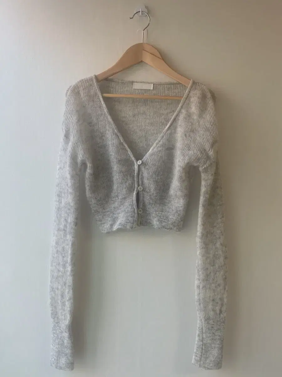 crop knit cardigan 크롭 니트 가디건