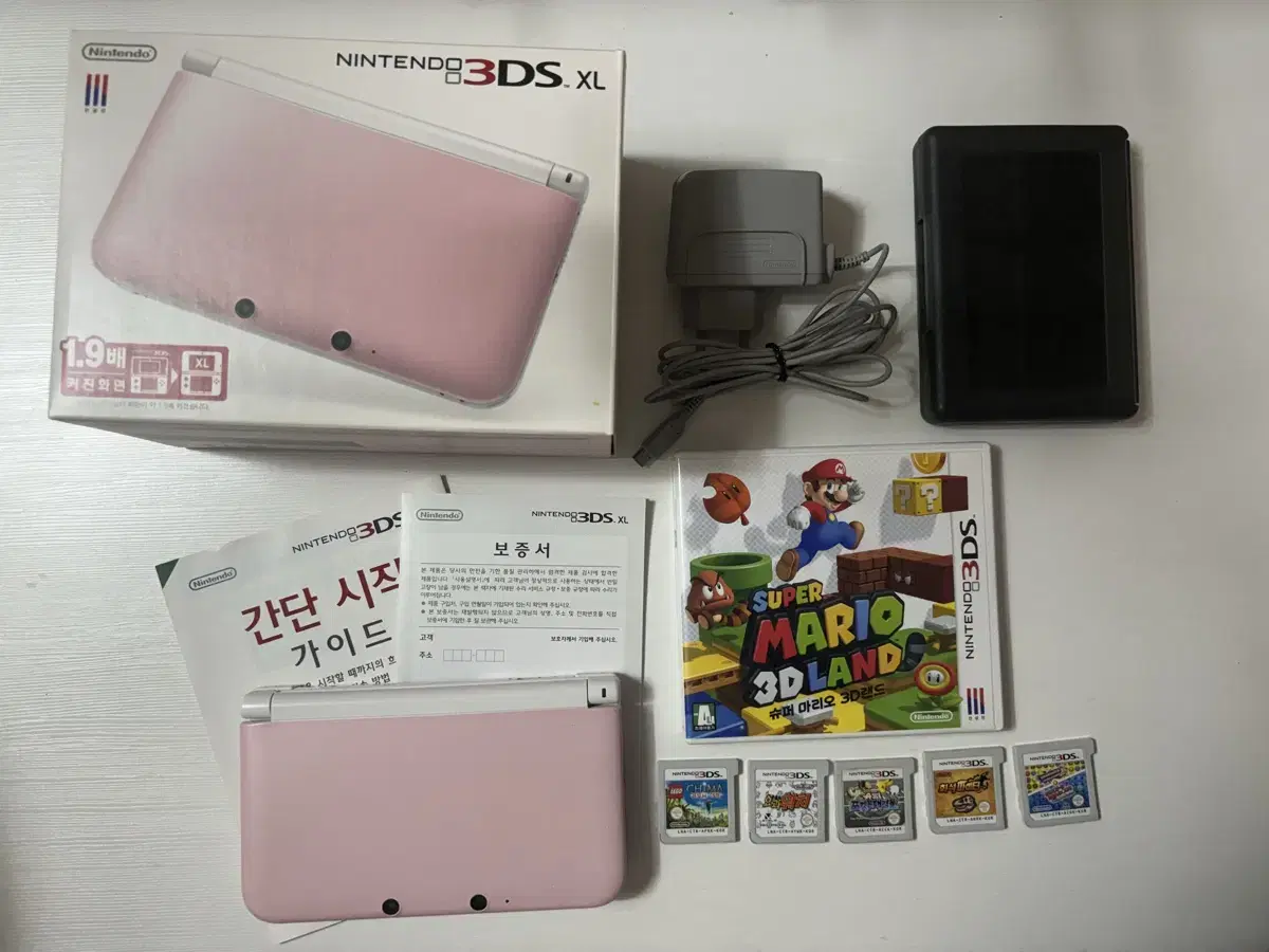 닌텐도 3ds xl + 게임 6개 풀세트