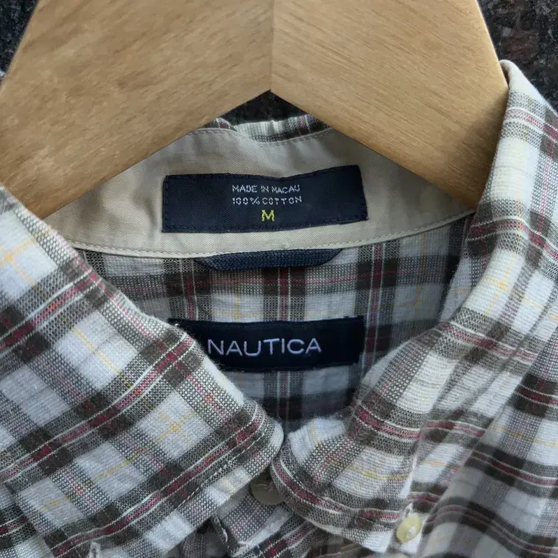 nautica 노티카 베이직 체크 셔츠