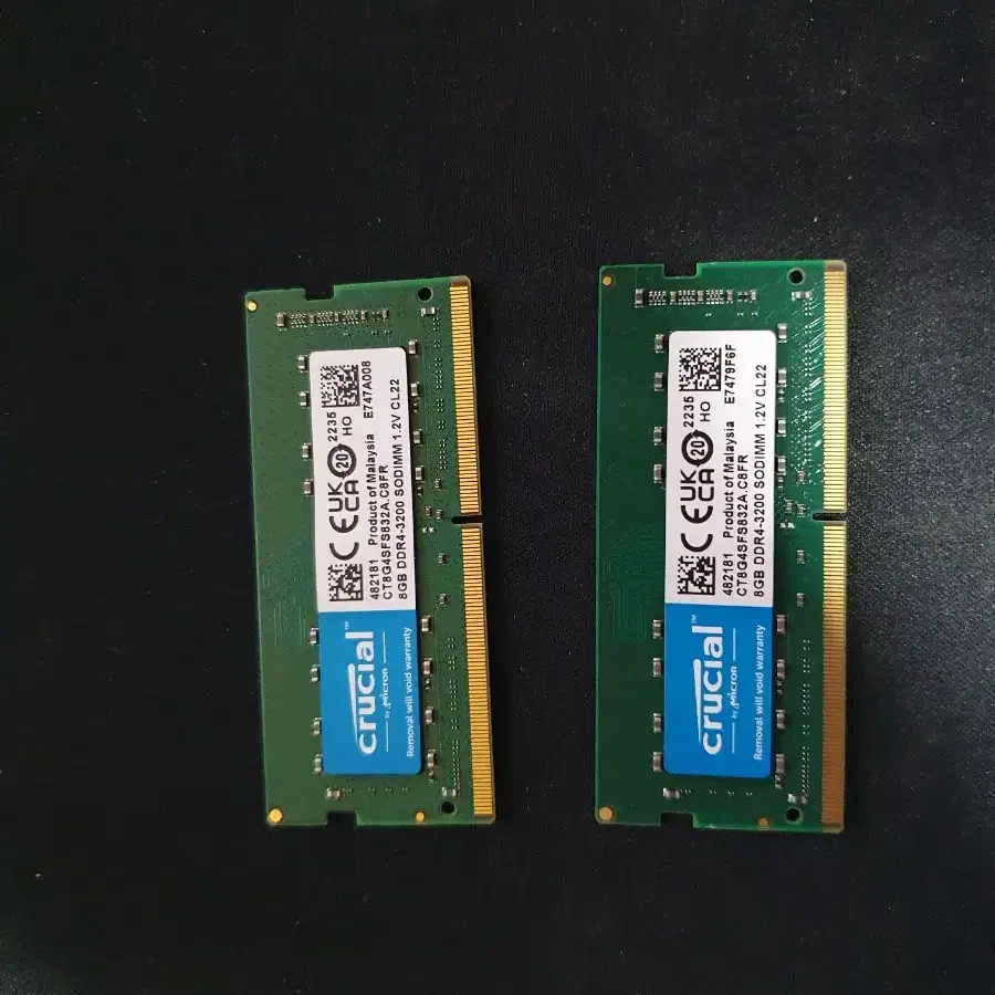 마이크론 노트북용 8GB-3200 램 팝니다