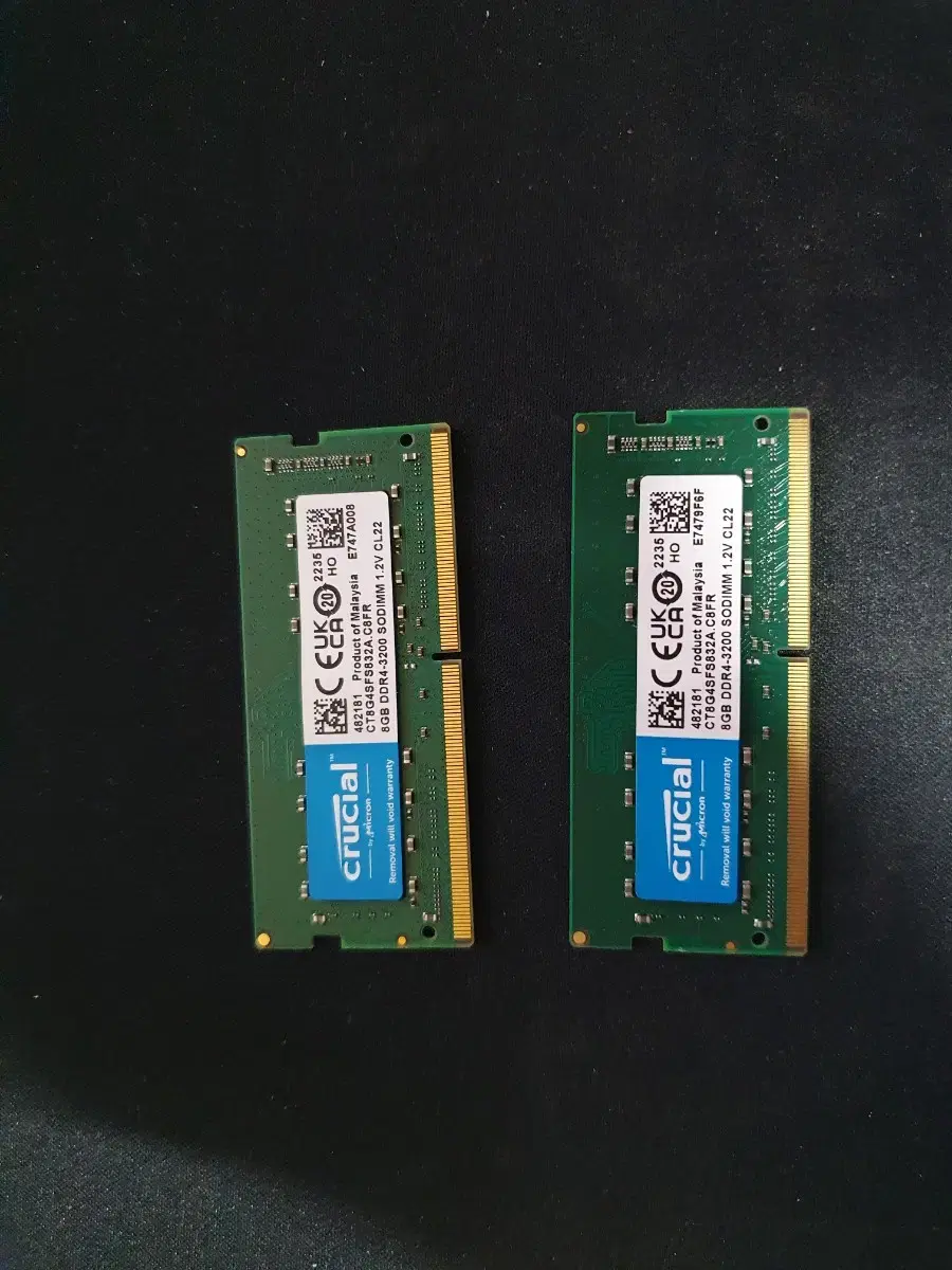 마이크론 노트북용 8GB-3200 램 팝니다