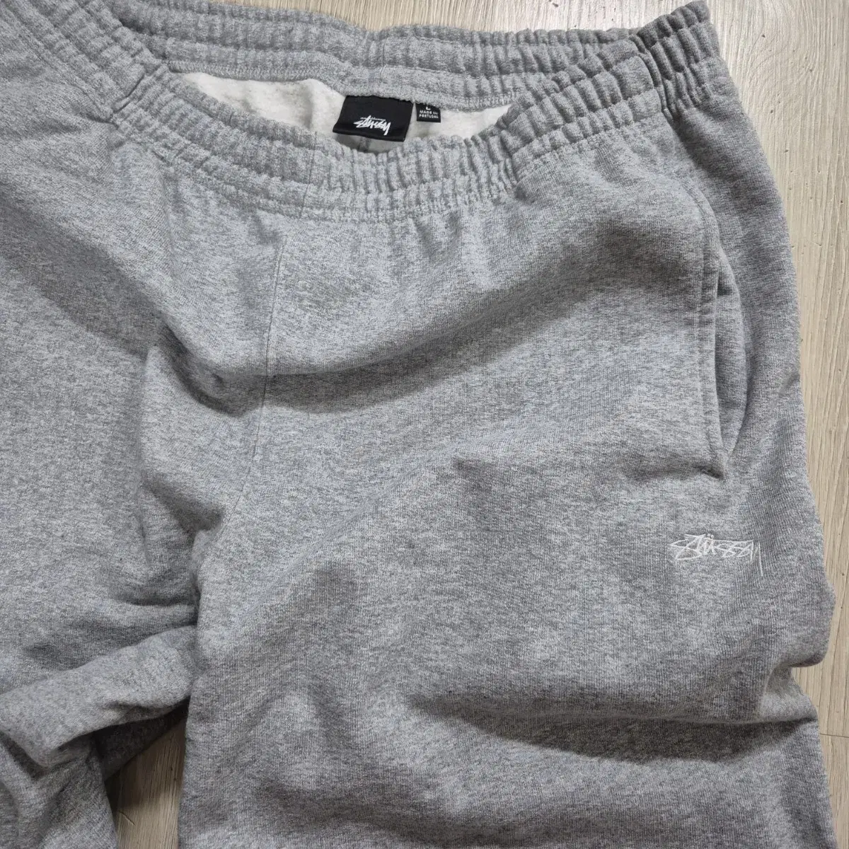 SMOOTH STOCK LOGO PANT - GREY HEATHER