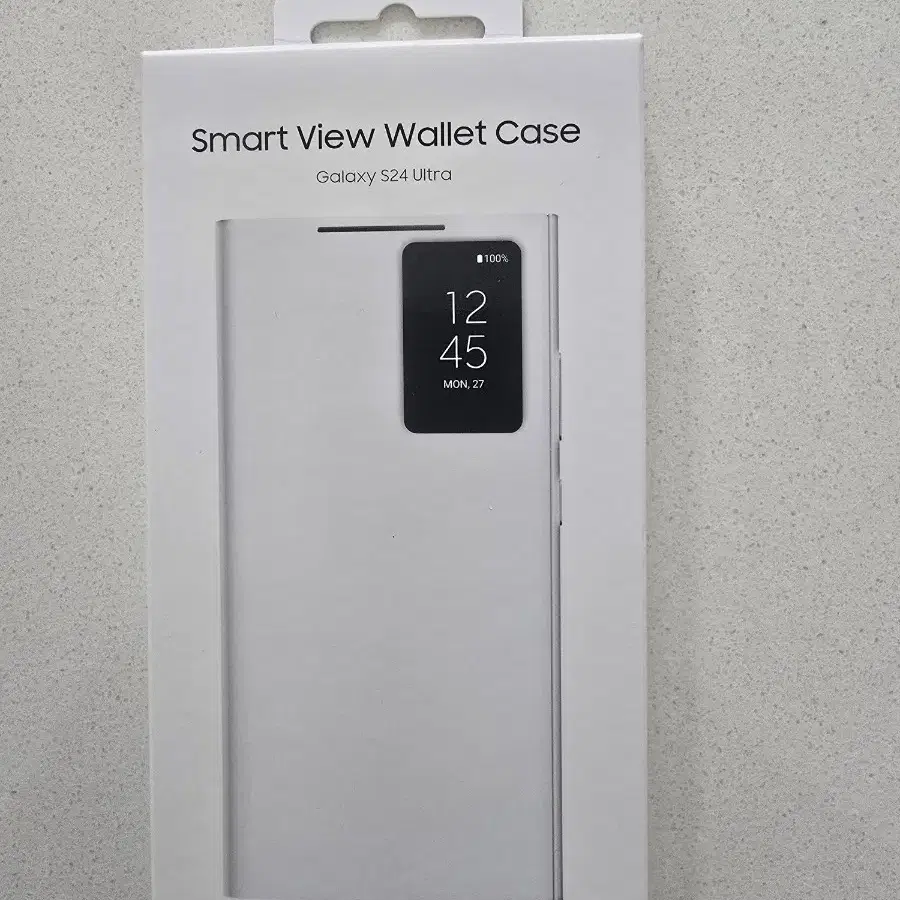 갤럭시 S24울트라 smart view  wallet  case 화이트