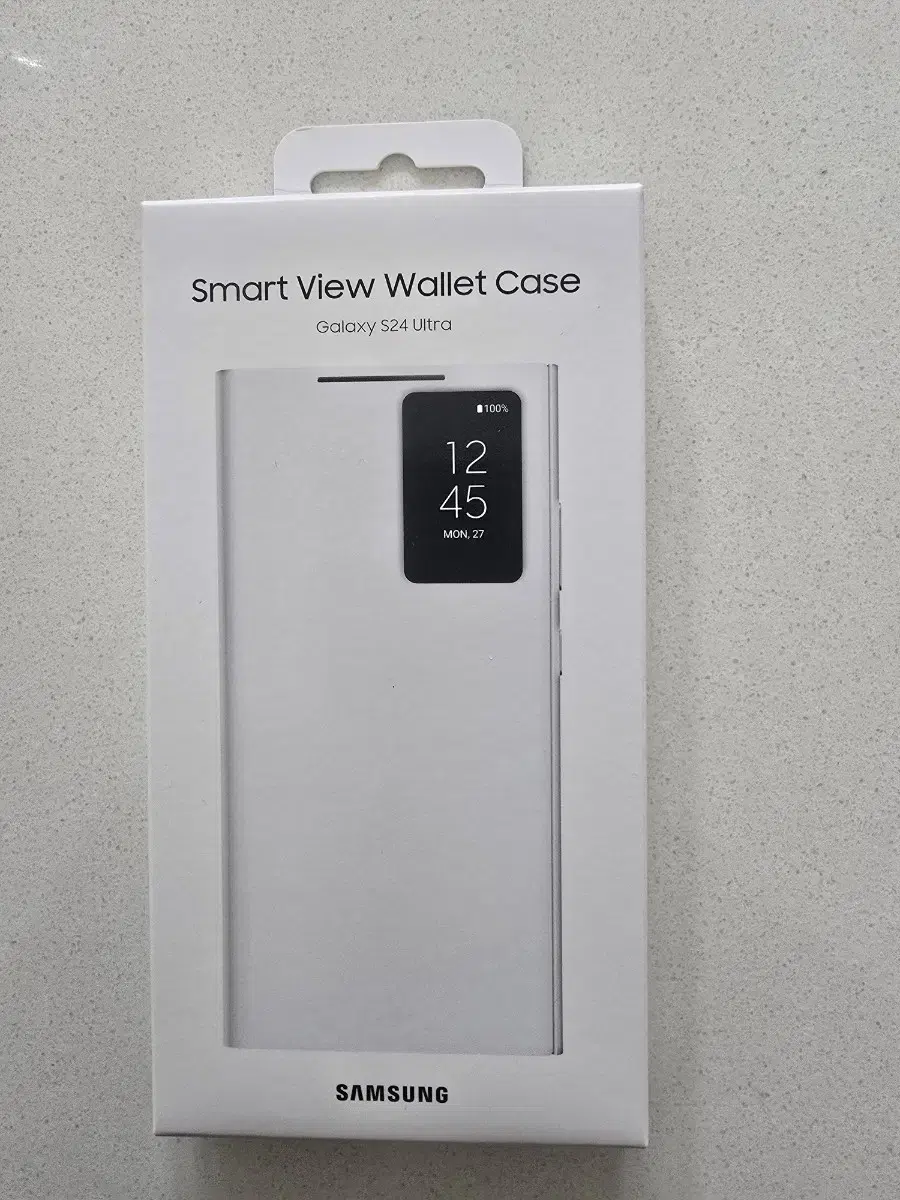 갤럭시 S24울트라 smart view  wallet  case 화이트