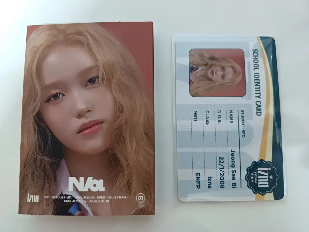 Sells Izuna NA version Jeong Sebi album box + ID card