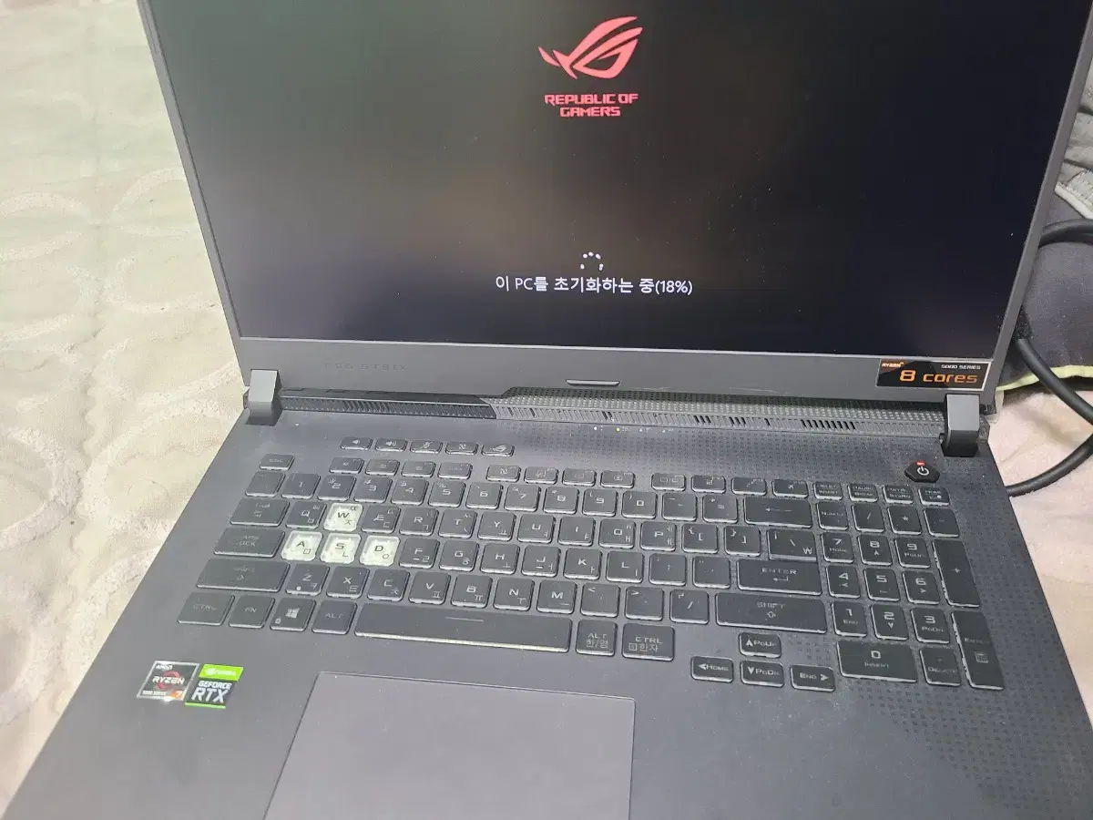 아수스 asus g713qe-hx031 팝니다