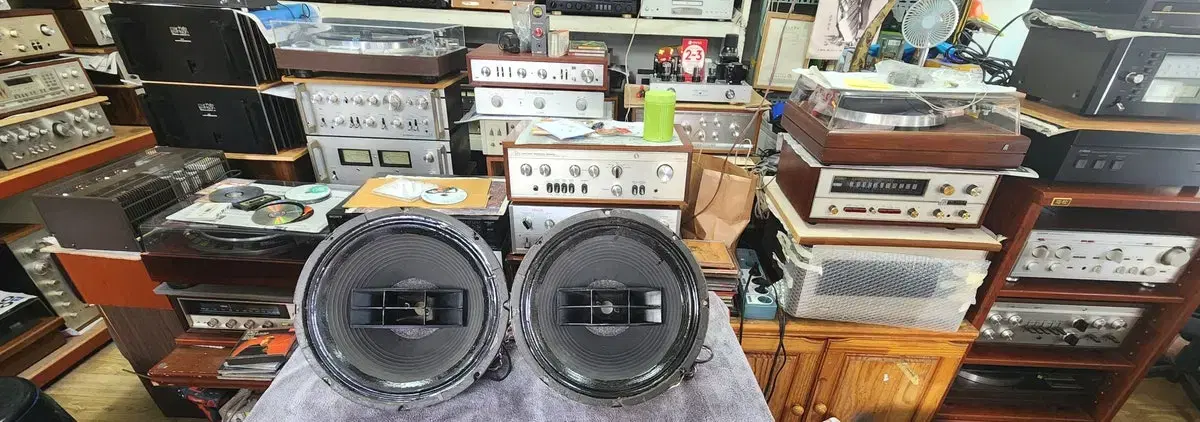 명기 젠센 COAXIAL H-222 골드12인치 동축 혼스피커