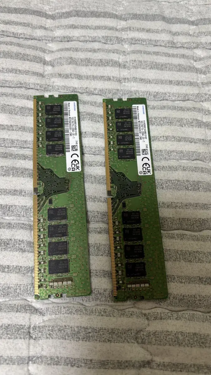 삼성 ddr4 16GB  램2개