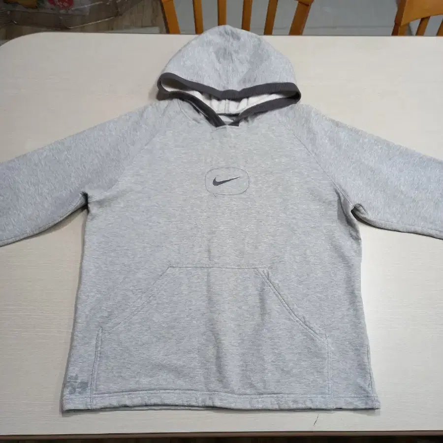 XL105 NIKE 기모 후드티 그레이 XL-351