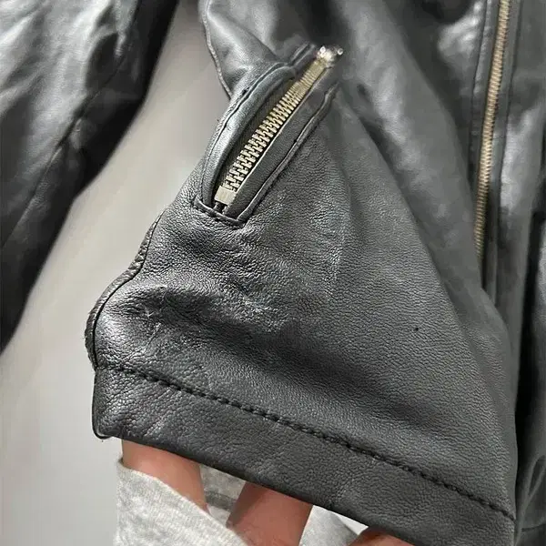 nano universe leather jacket ( 55 )