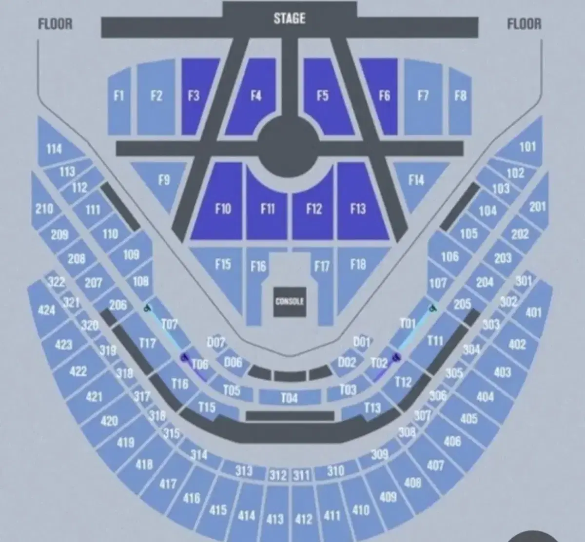 NCT Dream 콘서트 금요일 414구역 무대중앙 원가양도