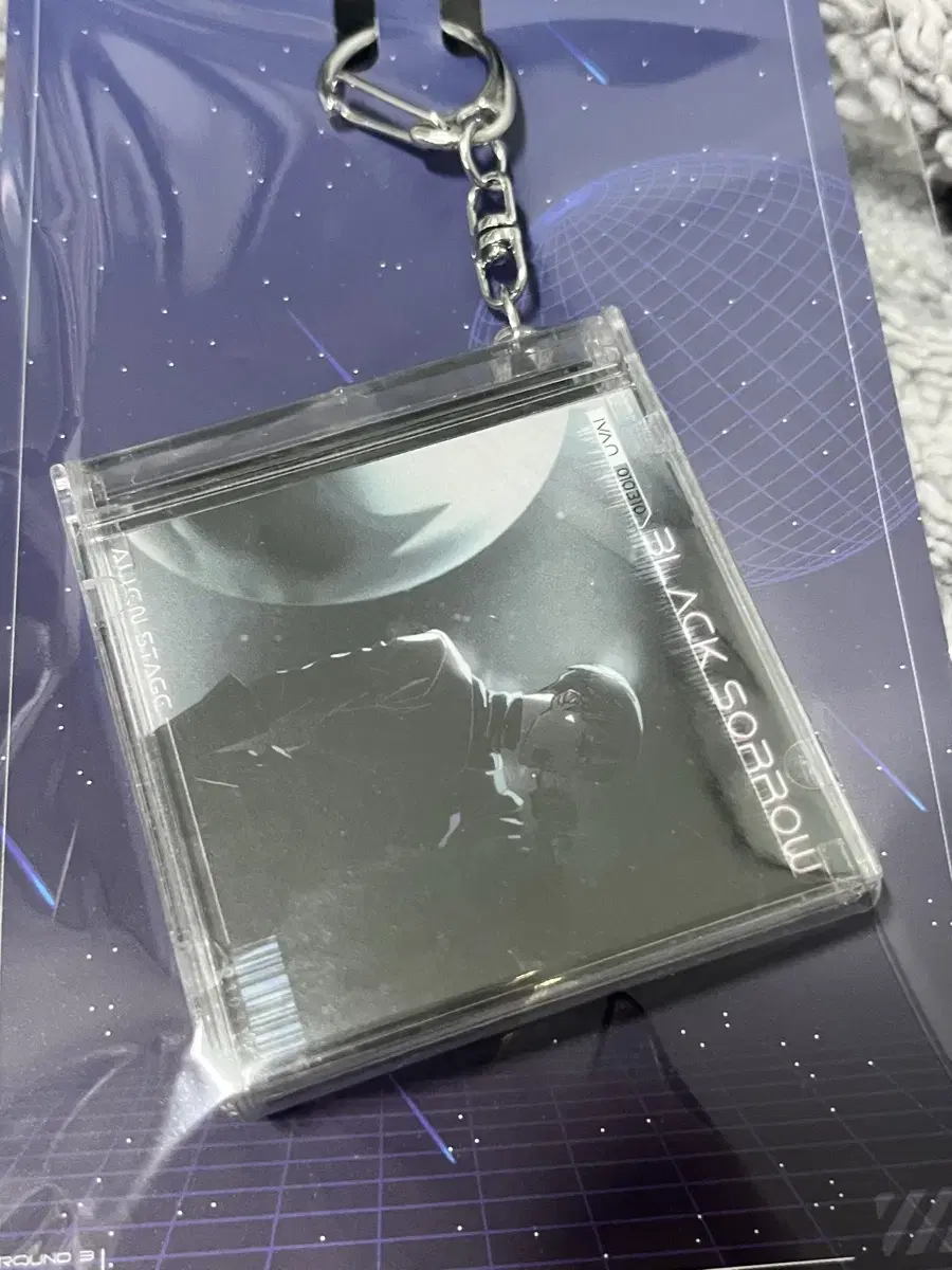 에이스테 black sorrow nfc cd키링