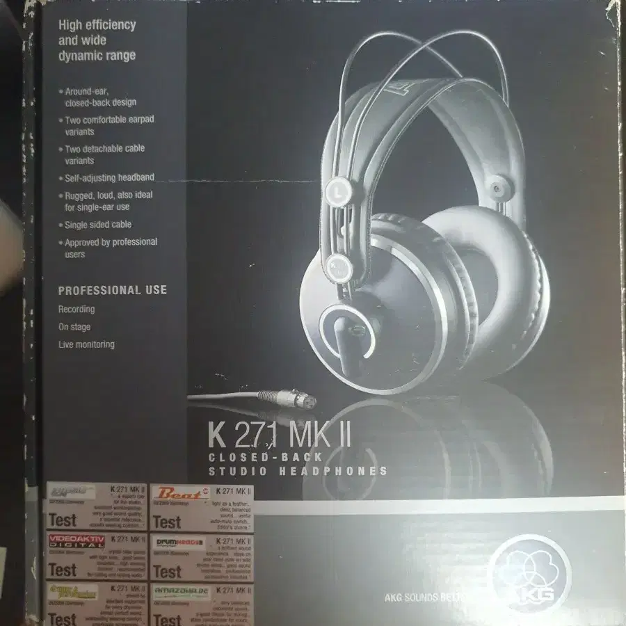 AKG 모니터 헤드폰 K271 MK2