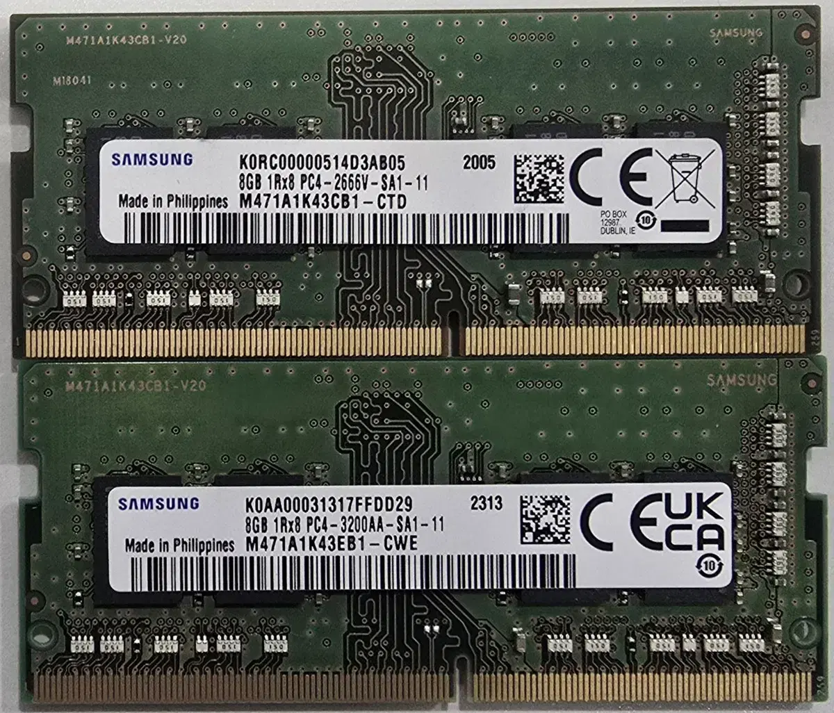 삼성 노트북램 DDR4 8G 팝니다.