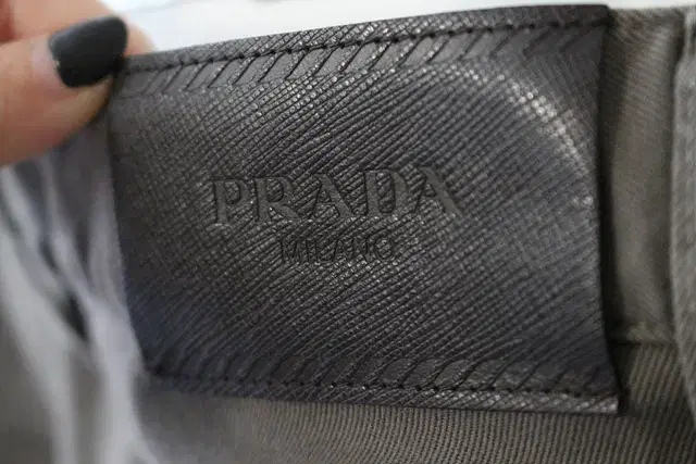 PRADA 프라다 남성용 면 진 팬츠 바지