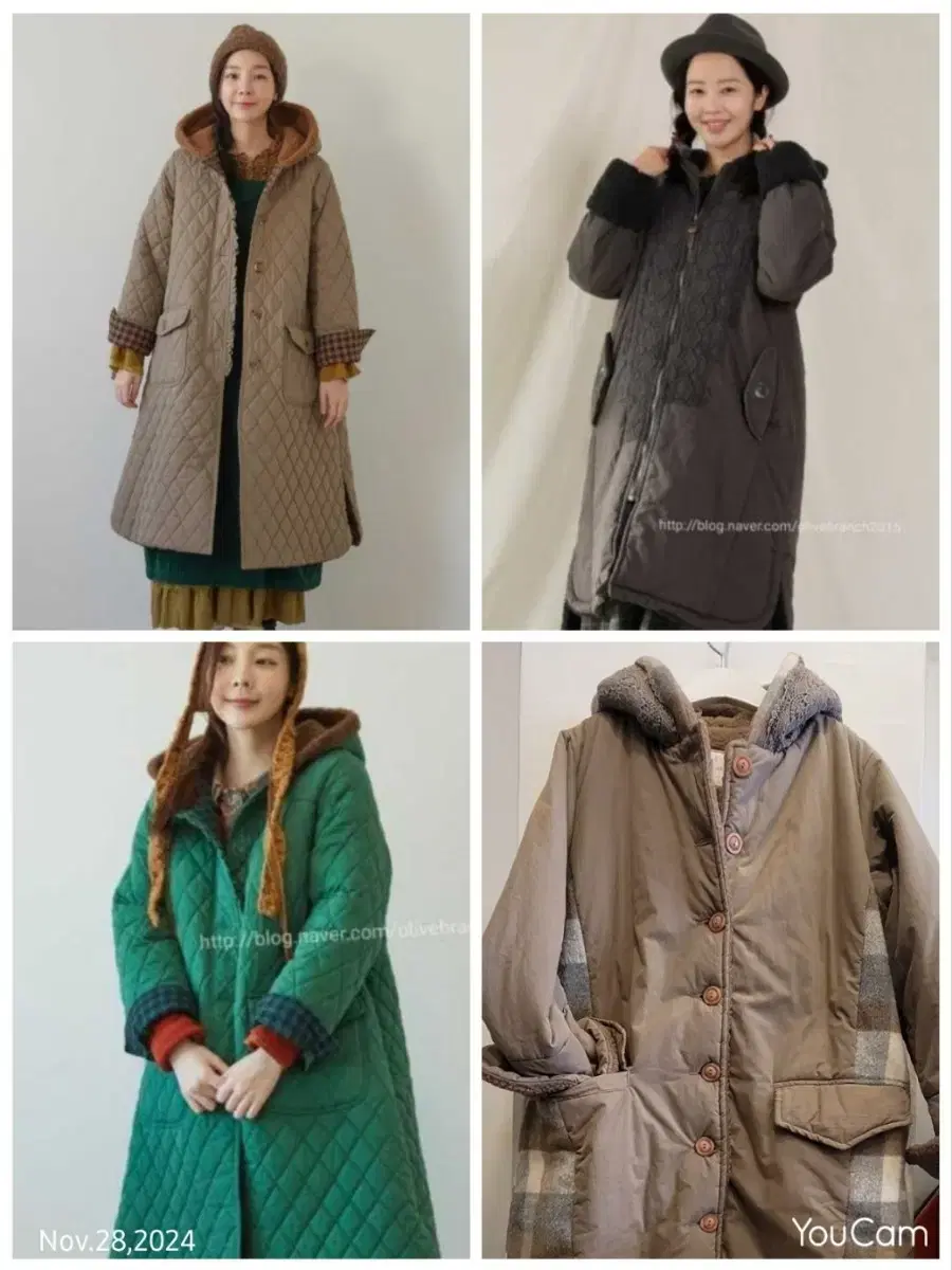 Tostorigini Poglpernappi checked lace hooded coat