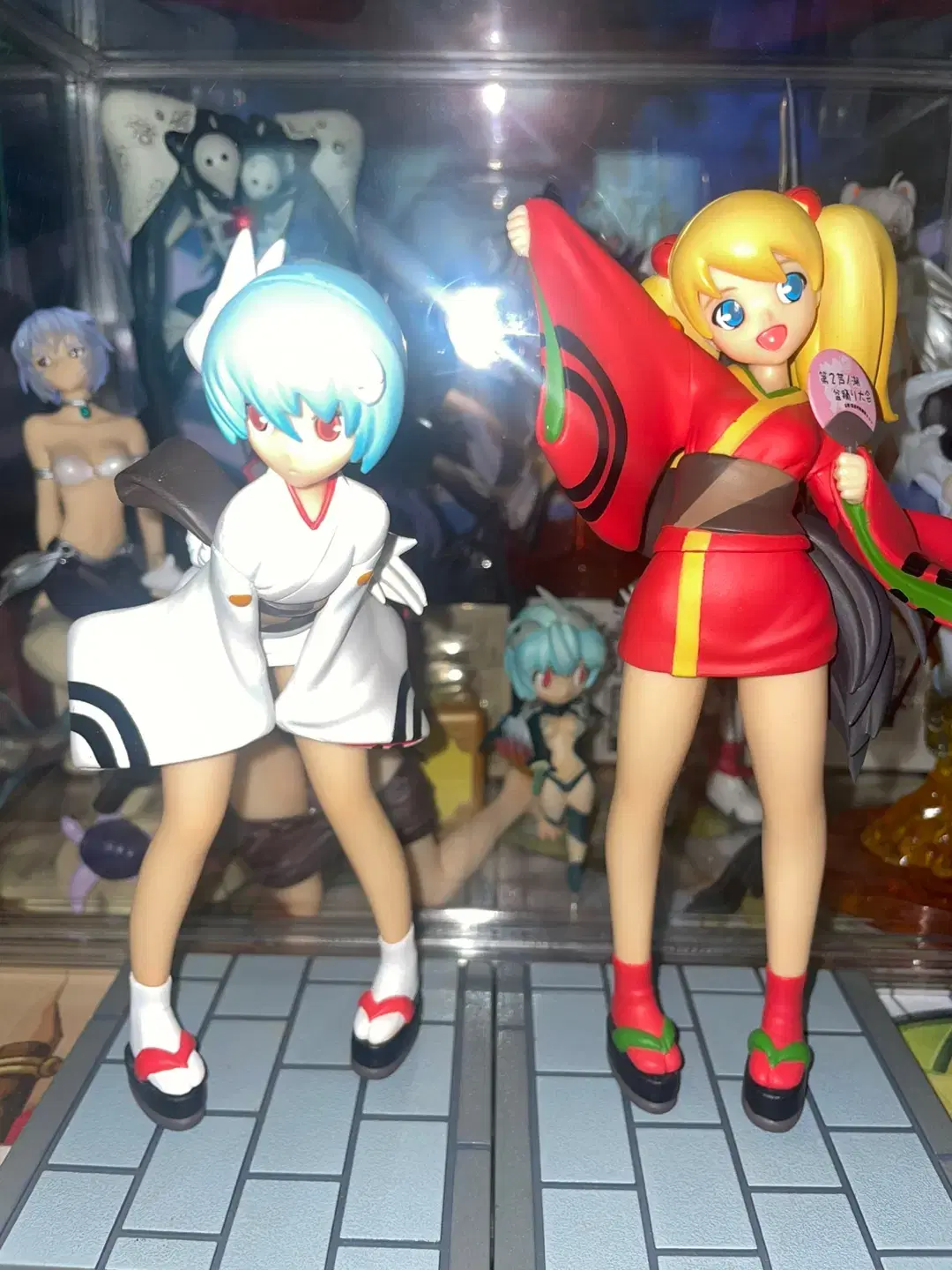 (Rush)Evangelion Lay & Asuka Yukata Festival Night Figures in Bulk