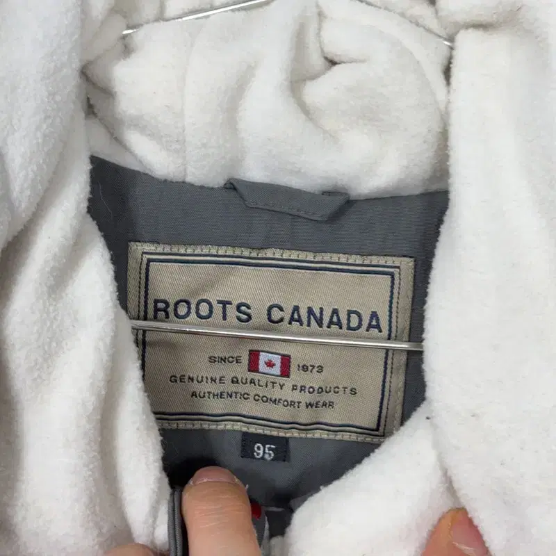 ROOTS CANADA 빈티지 그레이 아노락 후드 95