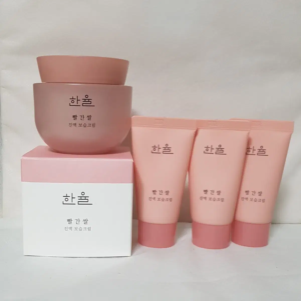 리뉴얼전)한율 빨간쌀 진액보습크림 50ml+20ml 3개