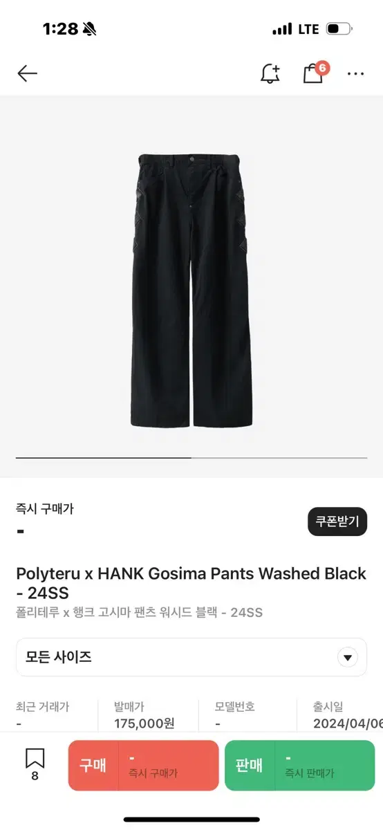 Polythene Hank Goshima Washed Black 4