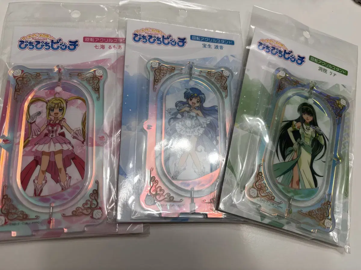 [unsealed] Pitch Pitch Pitch Lucia Hanon rina Rotating Acrylic Stand Set