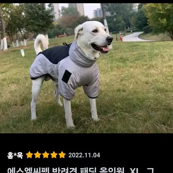 새것) 중대형견 패딩