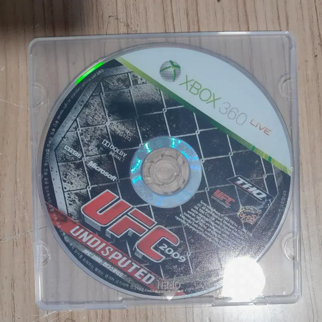 xbox360 ufc언디스퓨티드2009 알시디