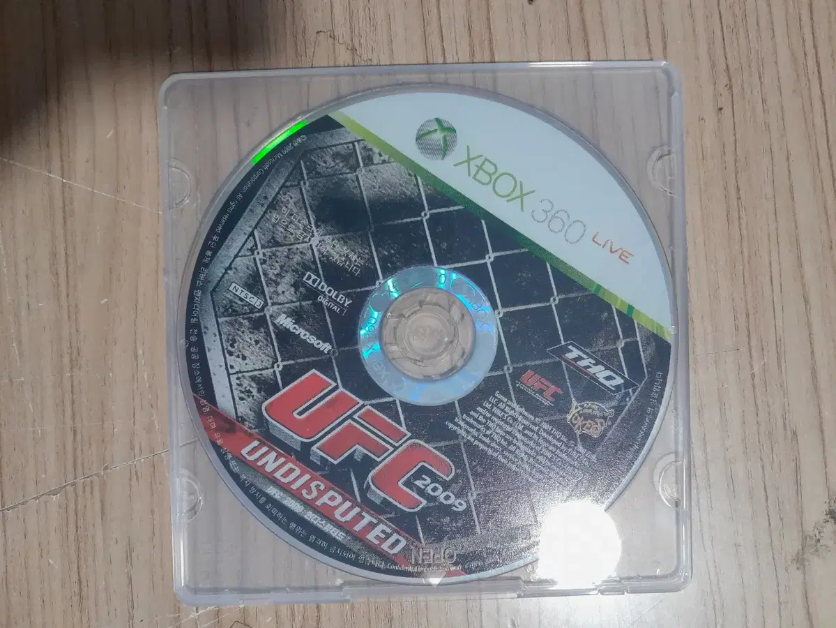 xbox360 ufc언디스퓨티드2009 알시디