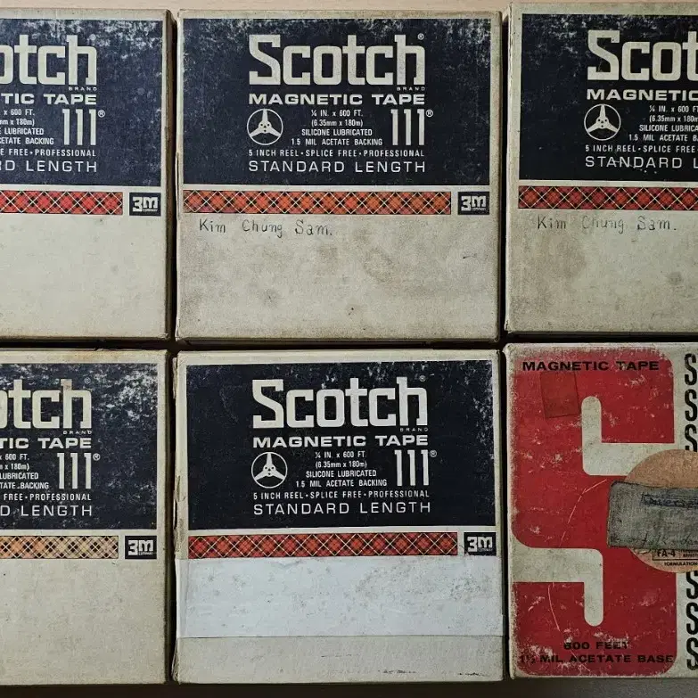 릴 테이프 (Scotch Soundcraft, 5인치)