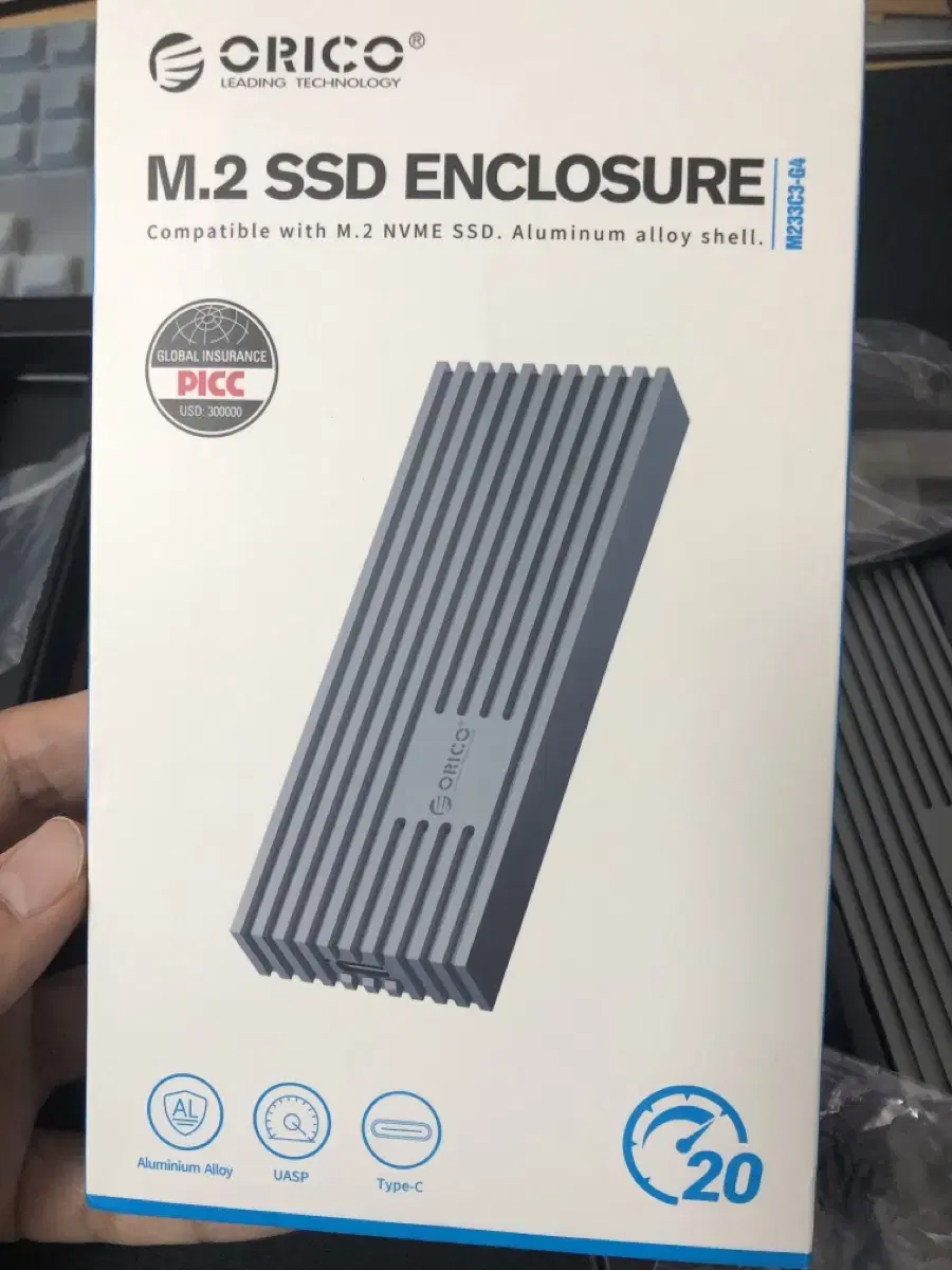 오리코 20gbps nvme 인클로저