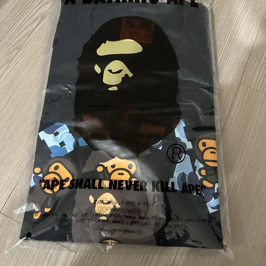 베이프(bape)college milo tee 반팔