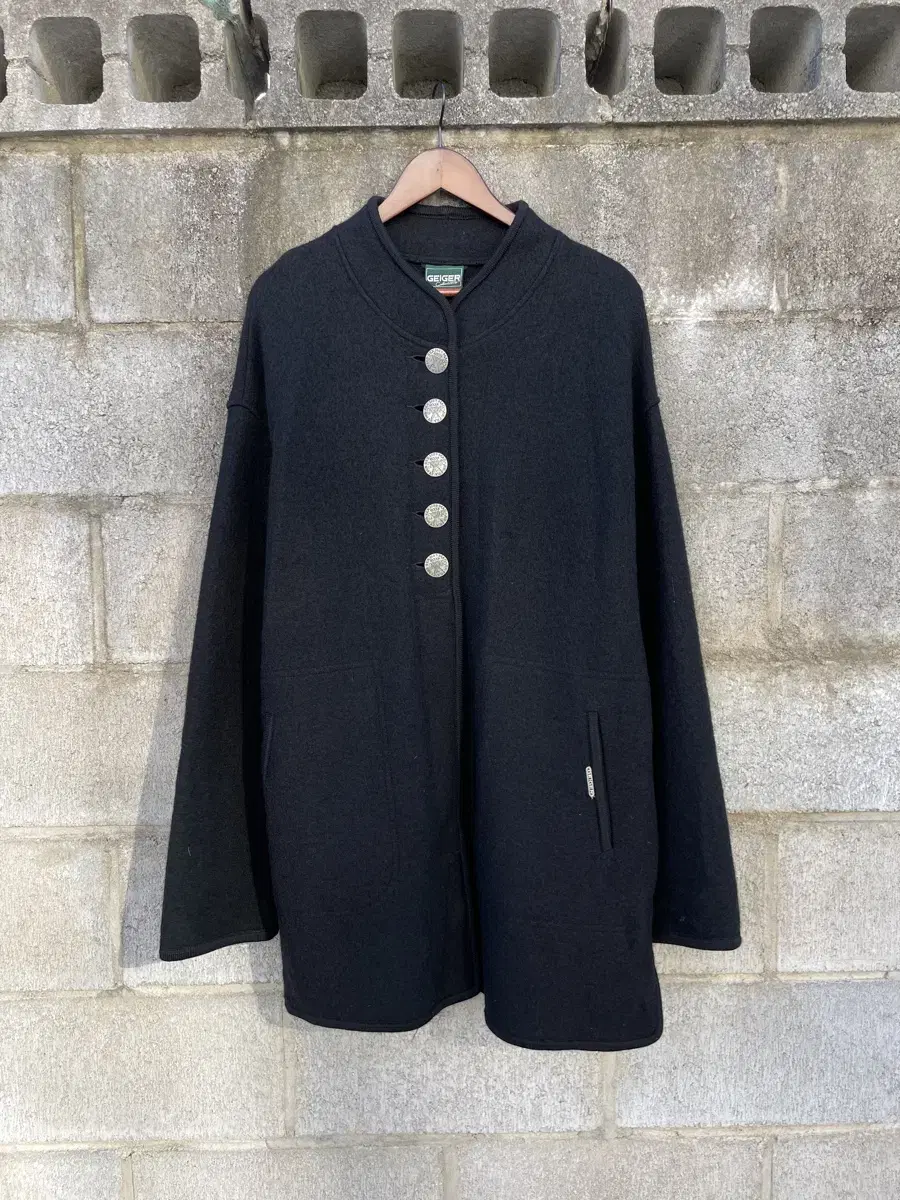 Geiger Over Black Wool Coat