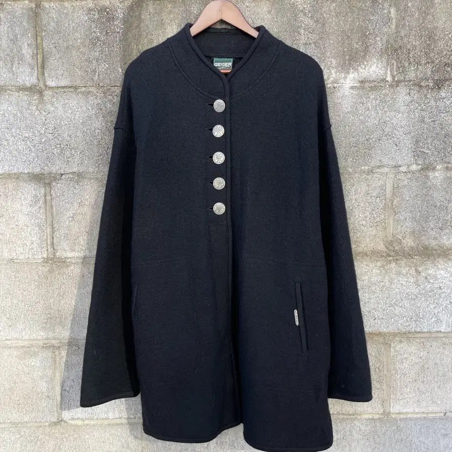 Geiger Over Black Wool Coat