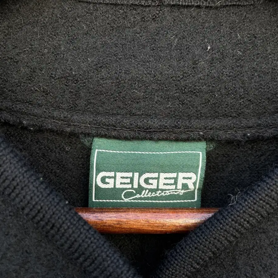 Geiger Over Black Wool Coat