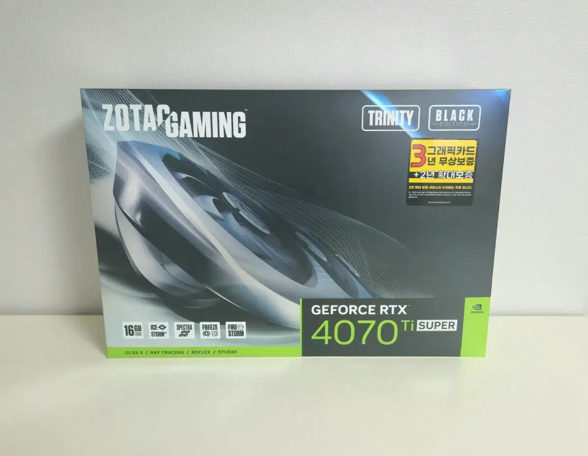 (미개봉) 조텍 RTX4070Ti SUPER GAMING D6X 16GB