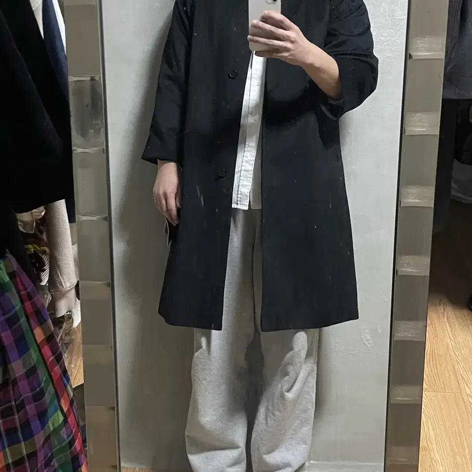 100% cashmere balmacan coat