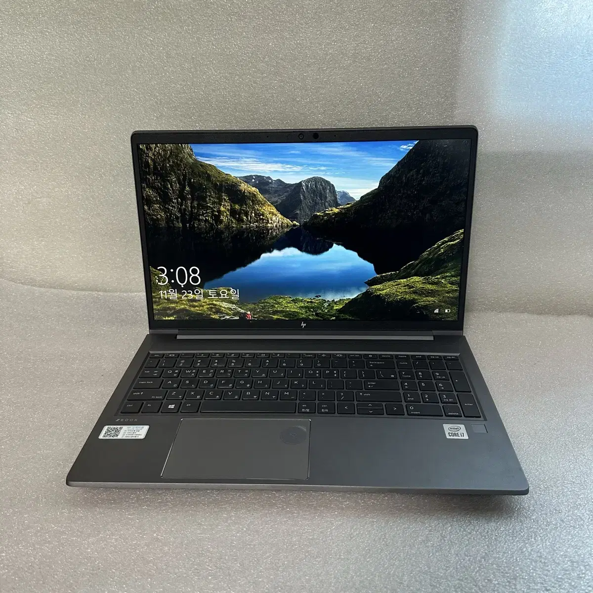 HP i7 10세대 32G 워크스테이션 노트북 zbook power G7