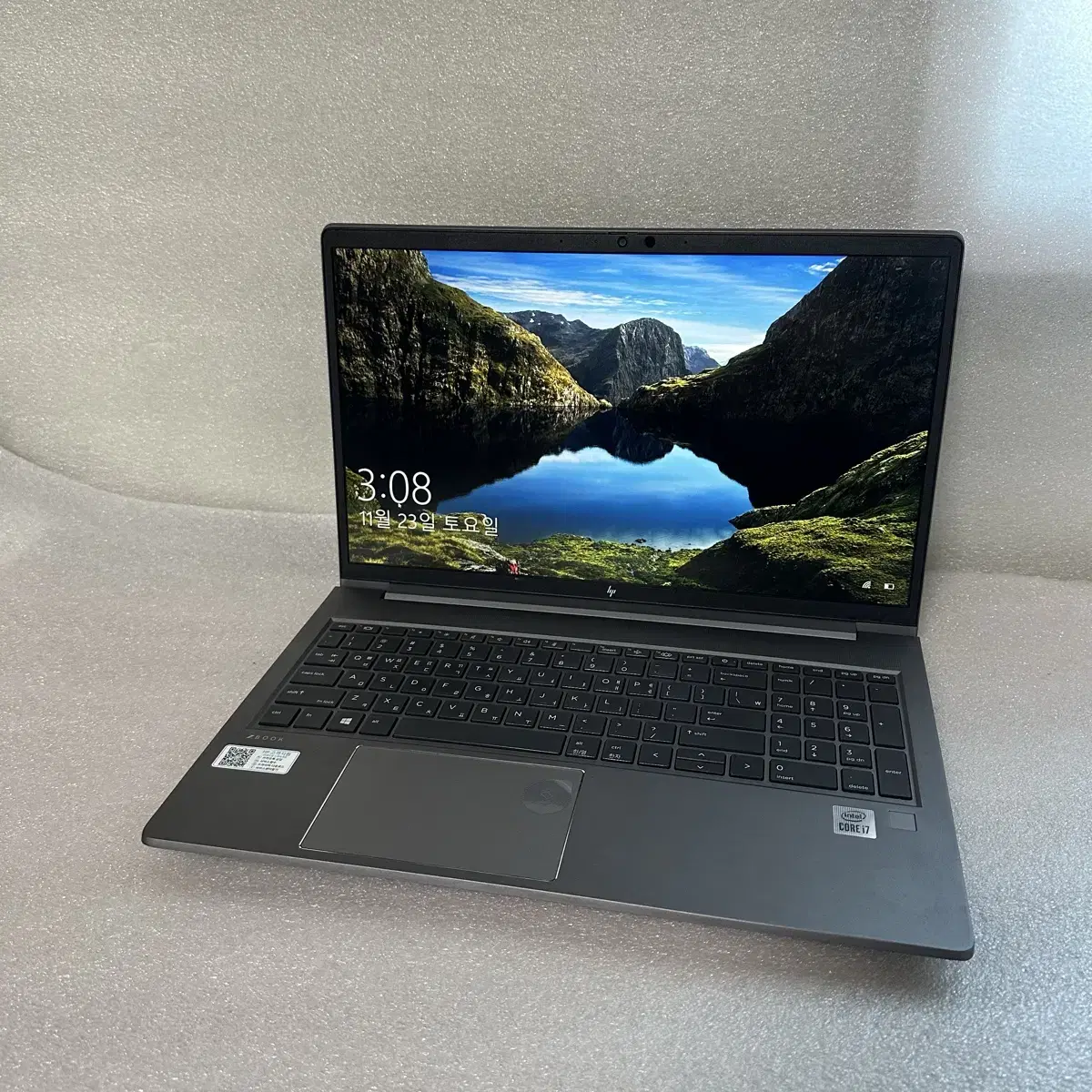 HP i7 10세대 32G 워크스테이션 노트북 zbook power G7