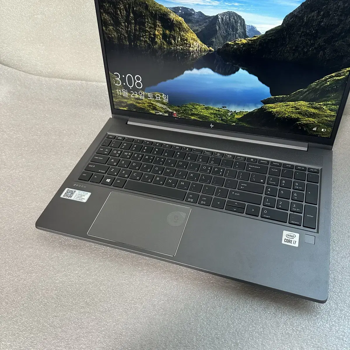 HP i7 10세대 32G 워크스테이션 노트북 zbook power G7