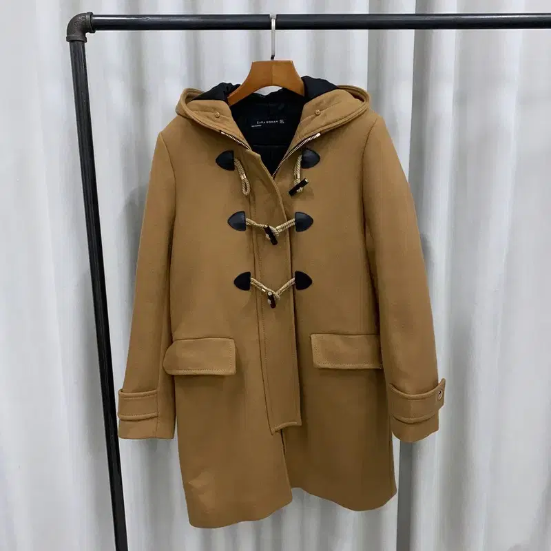 자라 ZARA 캐쥬얼 떡볶이 코트 95 S04380