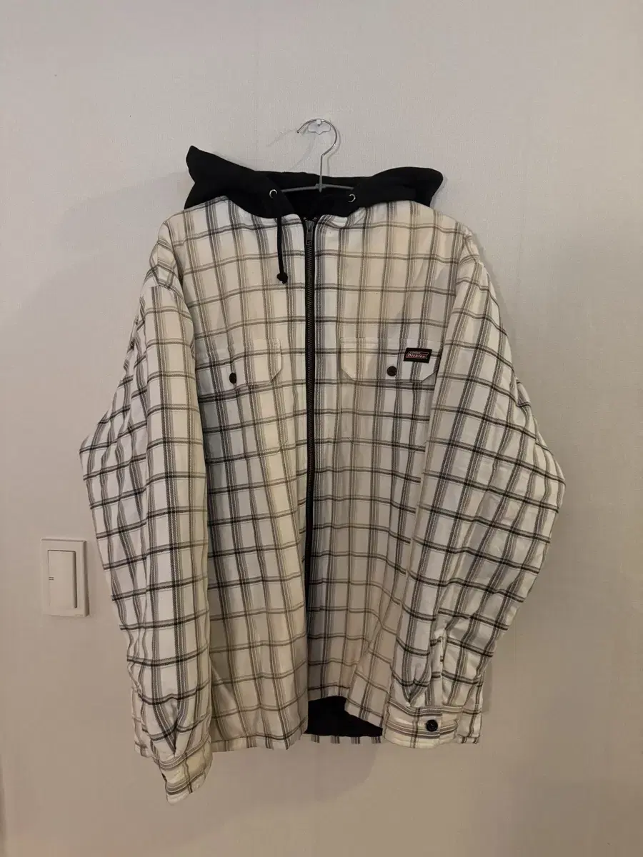 슈프림 디키즈 23AW Plaid Hooded Zip up L