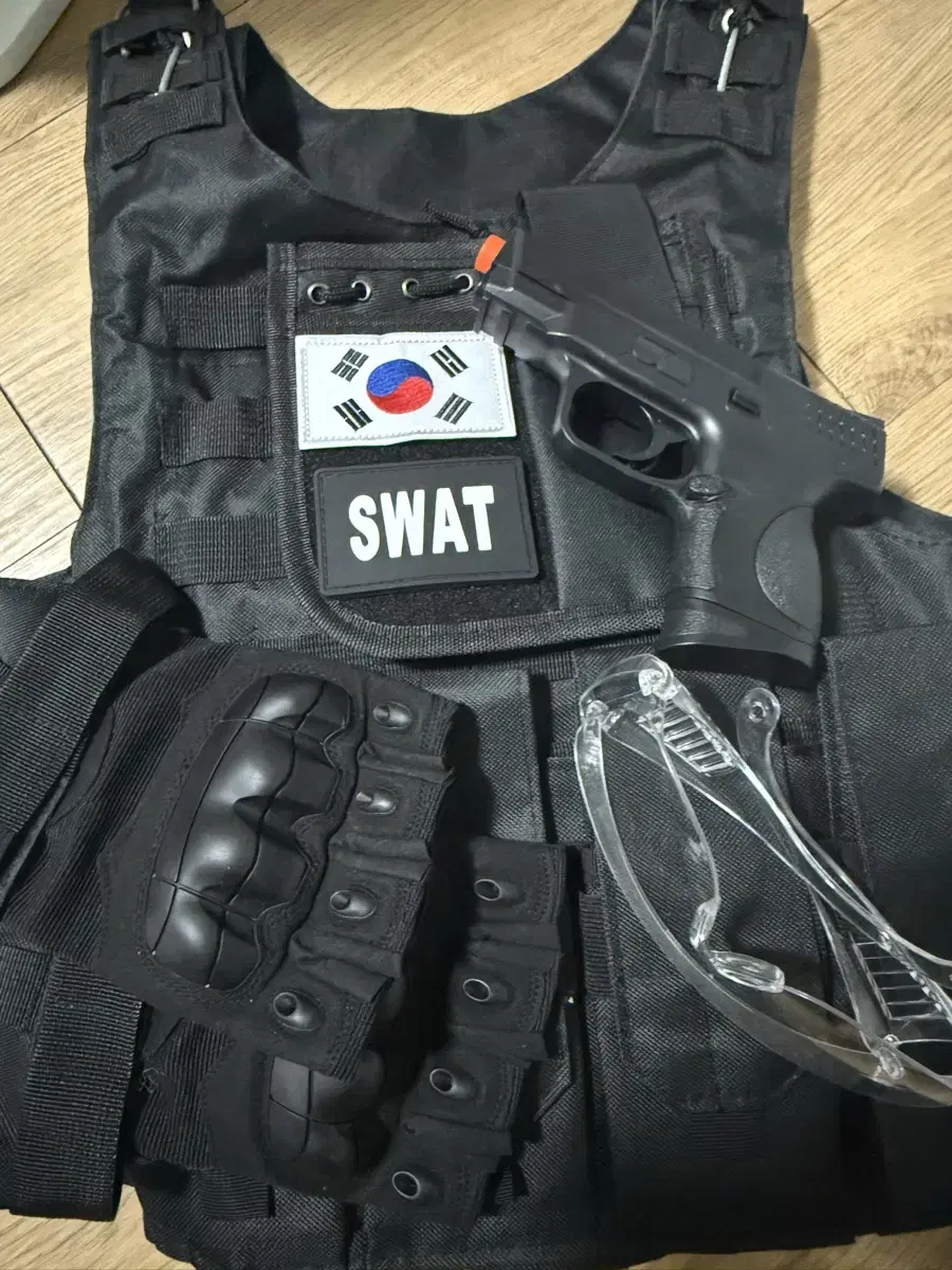 SWAT 특수부대 경찰조끼 코스프레 팬싸템 팬싸인회 풀세트 판매합니다