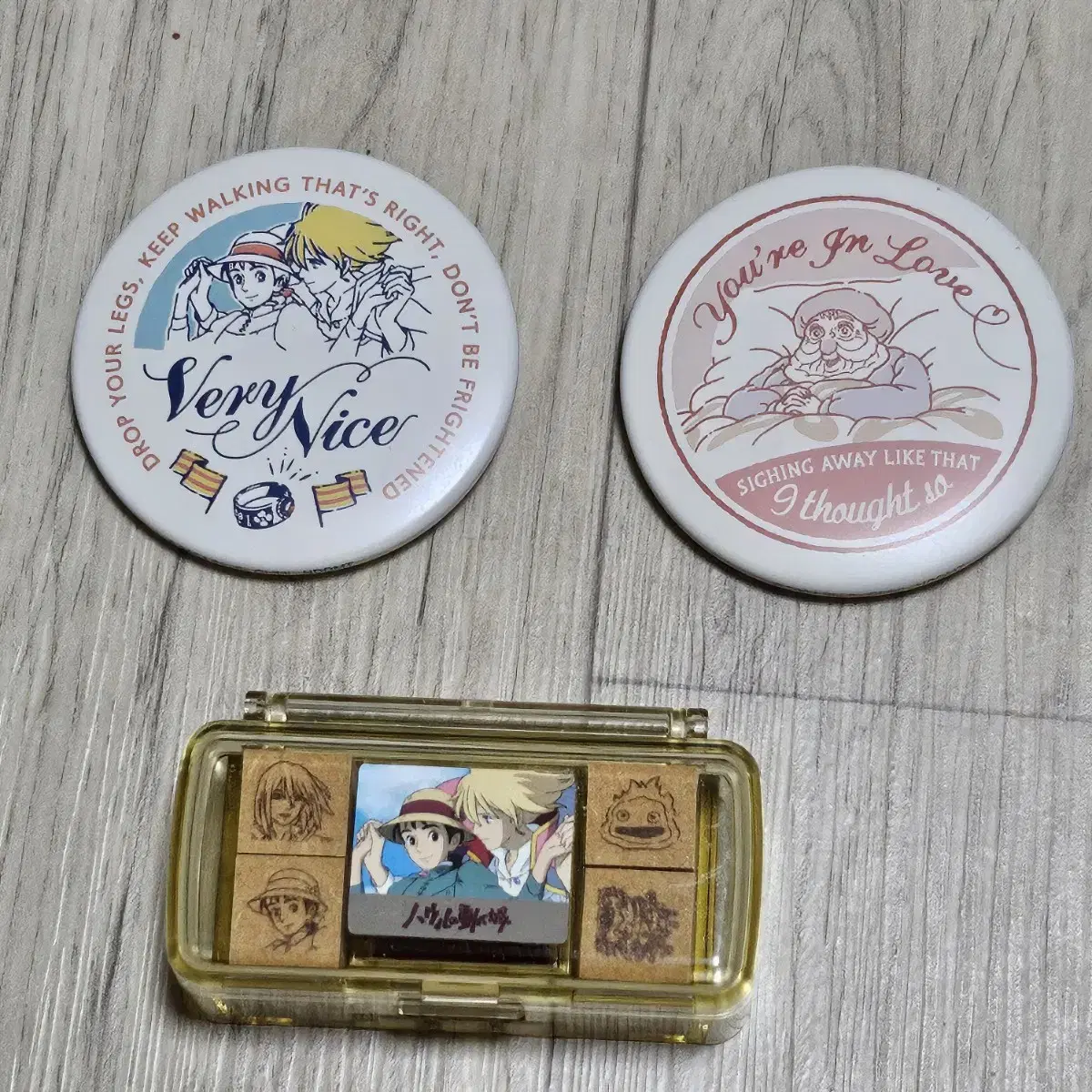 Ghibli Can Badges & Stamps