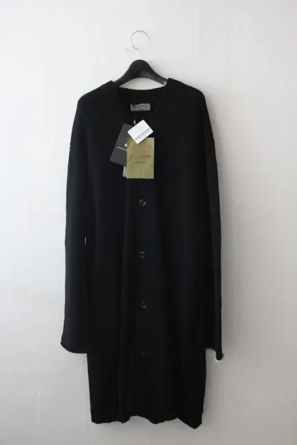 Yohji yamamoto 요지 야마모토 울 long 니트 가디건 새제품