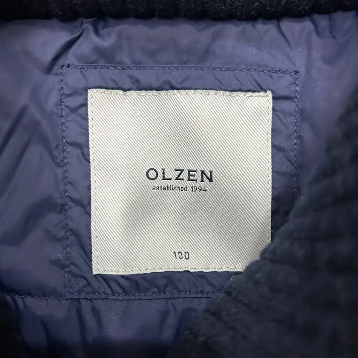 [100] Olzen 패딩 니트집업