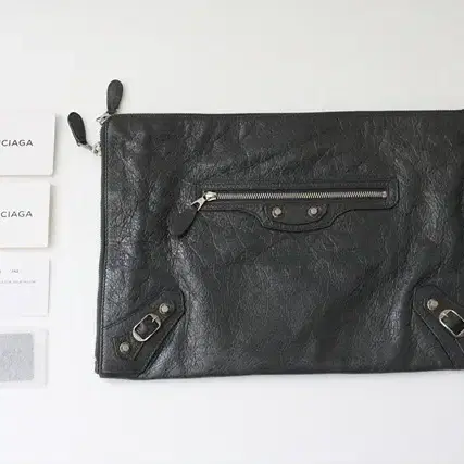 발렌시아가 balenciaga leather 정품 클러치 bag