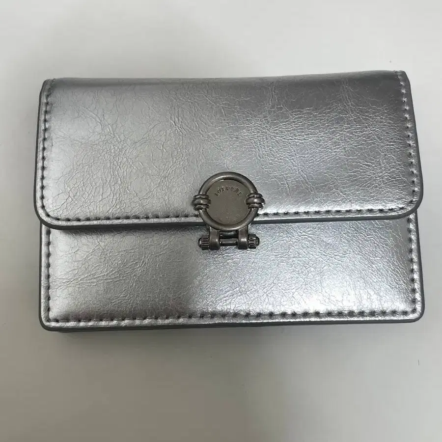 루에브르 카트지갑 lettre card wallet 실버