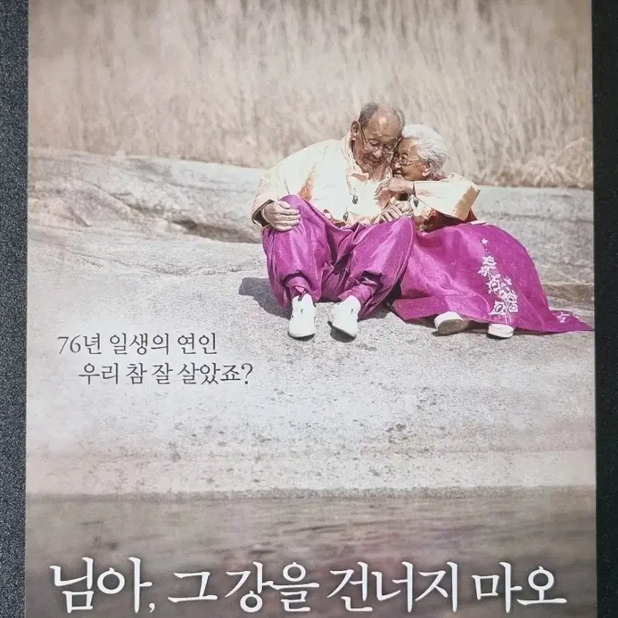 [영화팜플렛] 님아그강을건너지마오 (2014) 한국영화 영화전단지